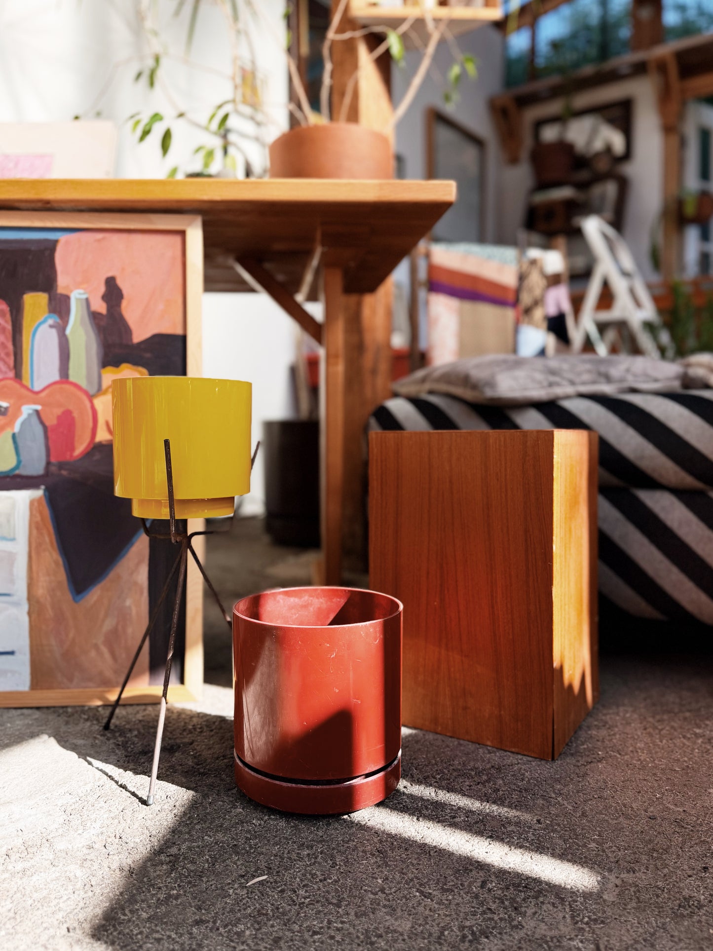 Vintage Teak Planter