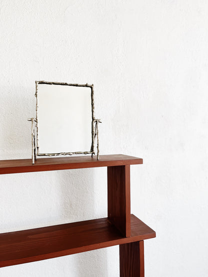 Vintage Silver Twig Mirror