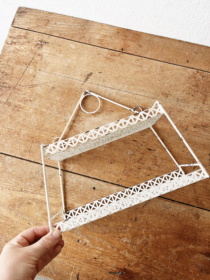 Vintage Mid Century Mesh Shelf