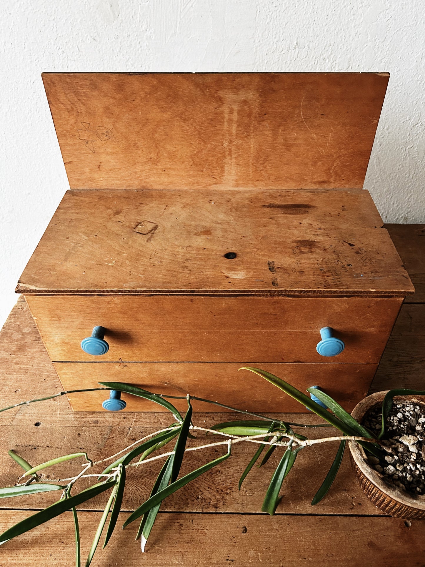 Vintage Petite Wooden Drawers