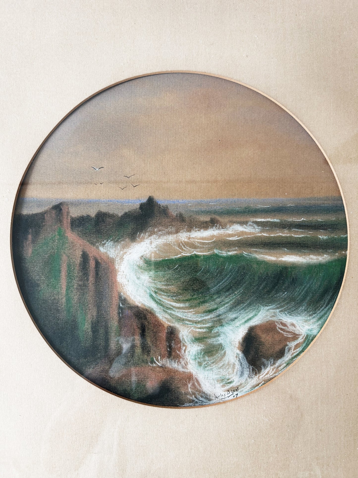 1907 Seascape Painting