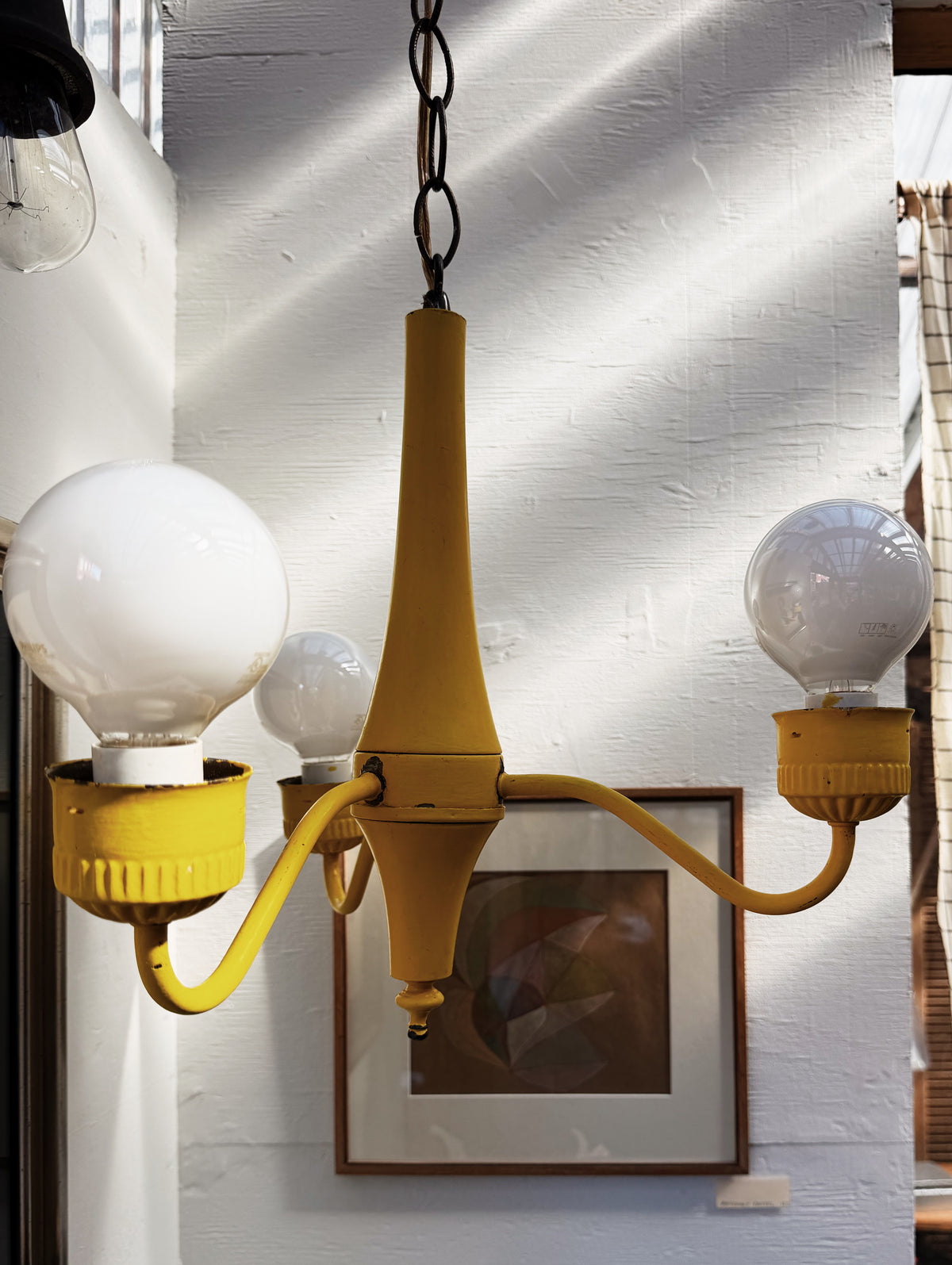 Sunny Yellow Chandelier
