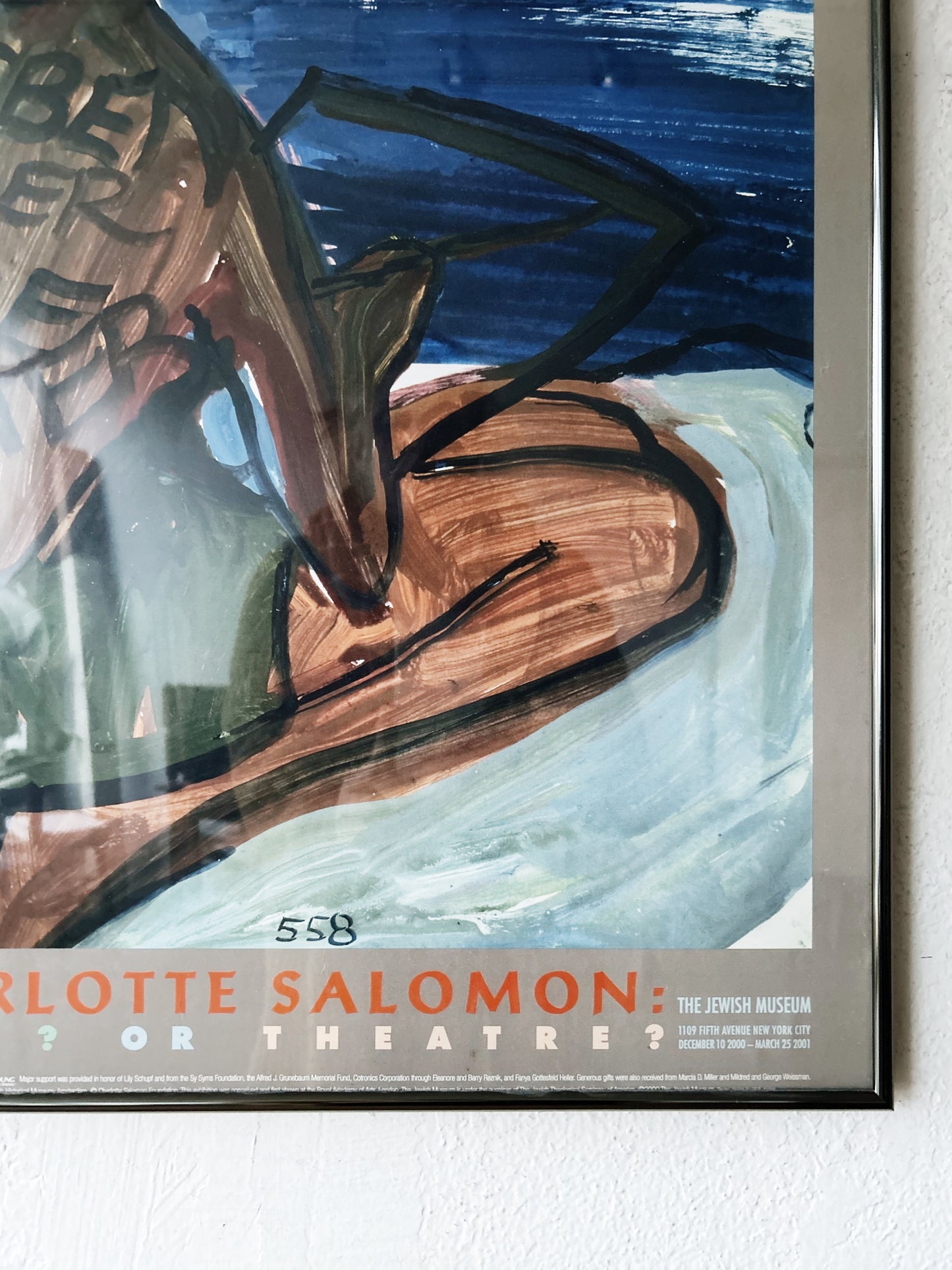 Vintage Charlotte Salomon Exhibit Poster