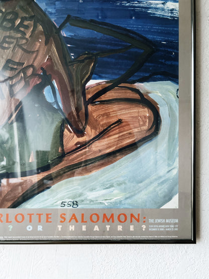 Vintage Charlotte Salomon Exhibit Poster