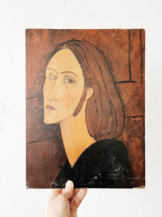 Vintage Modigliani Pressed Litho
