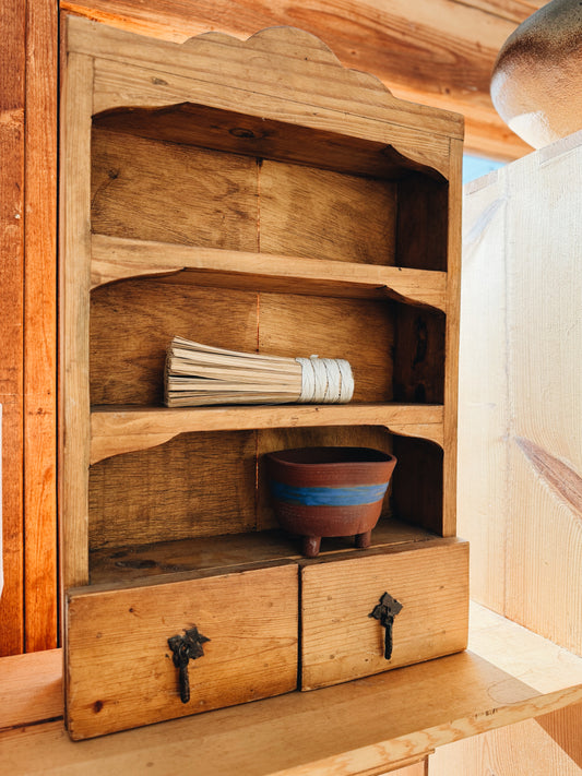 Faded Wood  Apothecary Shelf