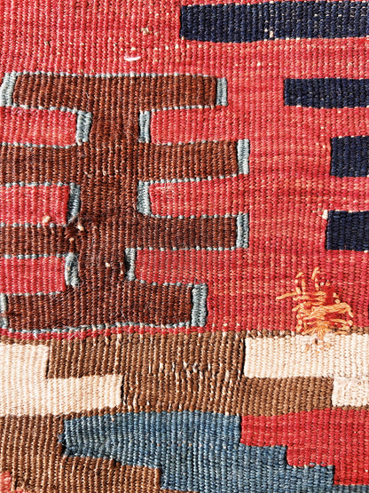 Vintage Wool Kilim Rug
