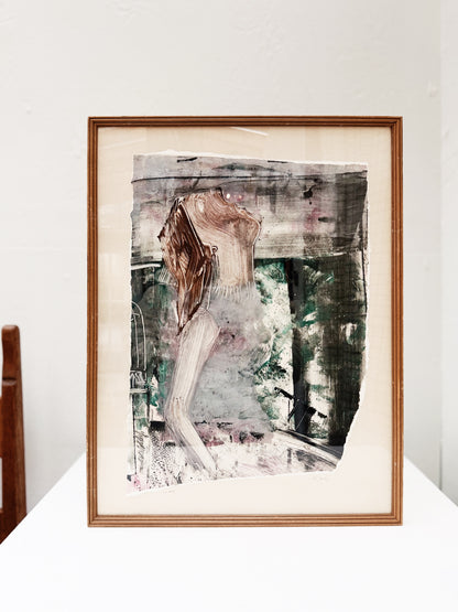 Original Scratch Painting 'In Awe'