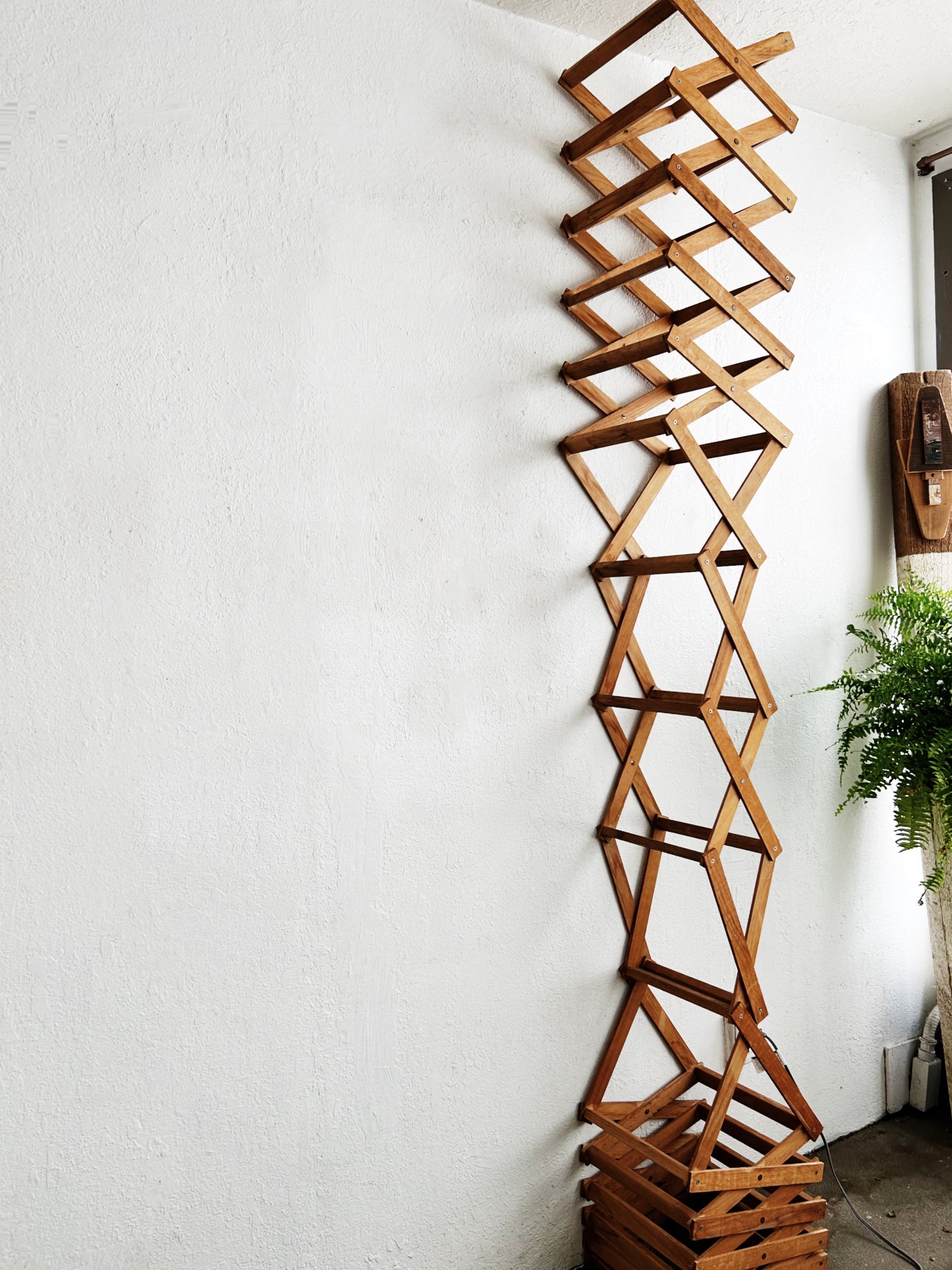 Giant Wood Accordion Sculpture