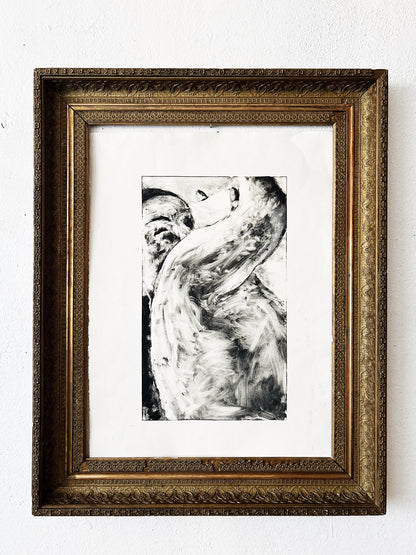 Large Antique Gesso Frame