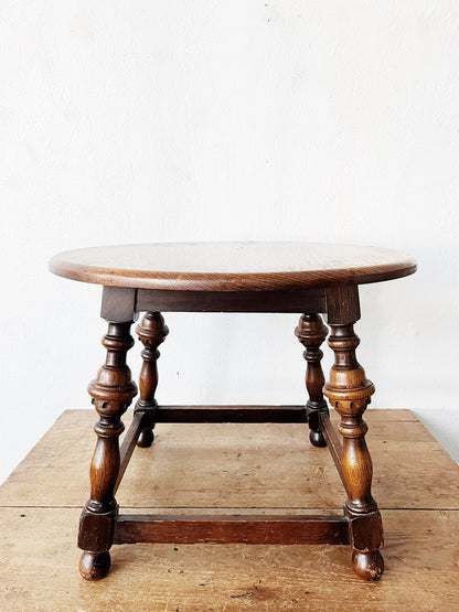 Antique English Oak Side Table