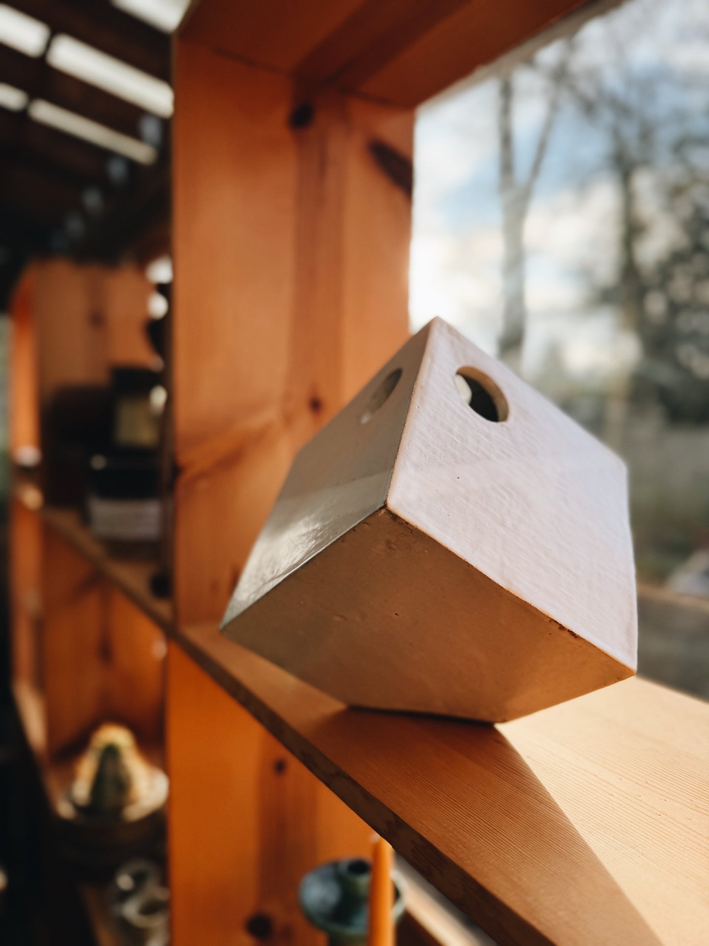 Large Vintage Ikebana Vase