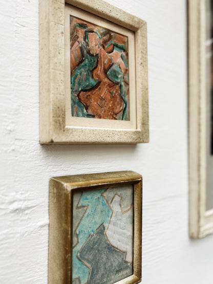 Original Mid Century Woody Tallman Mini Paintings