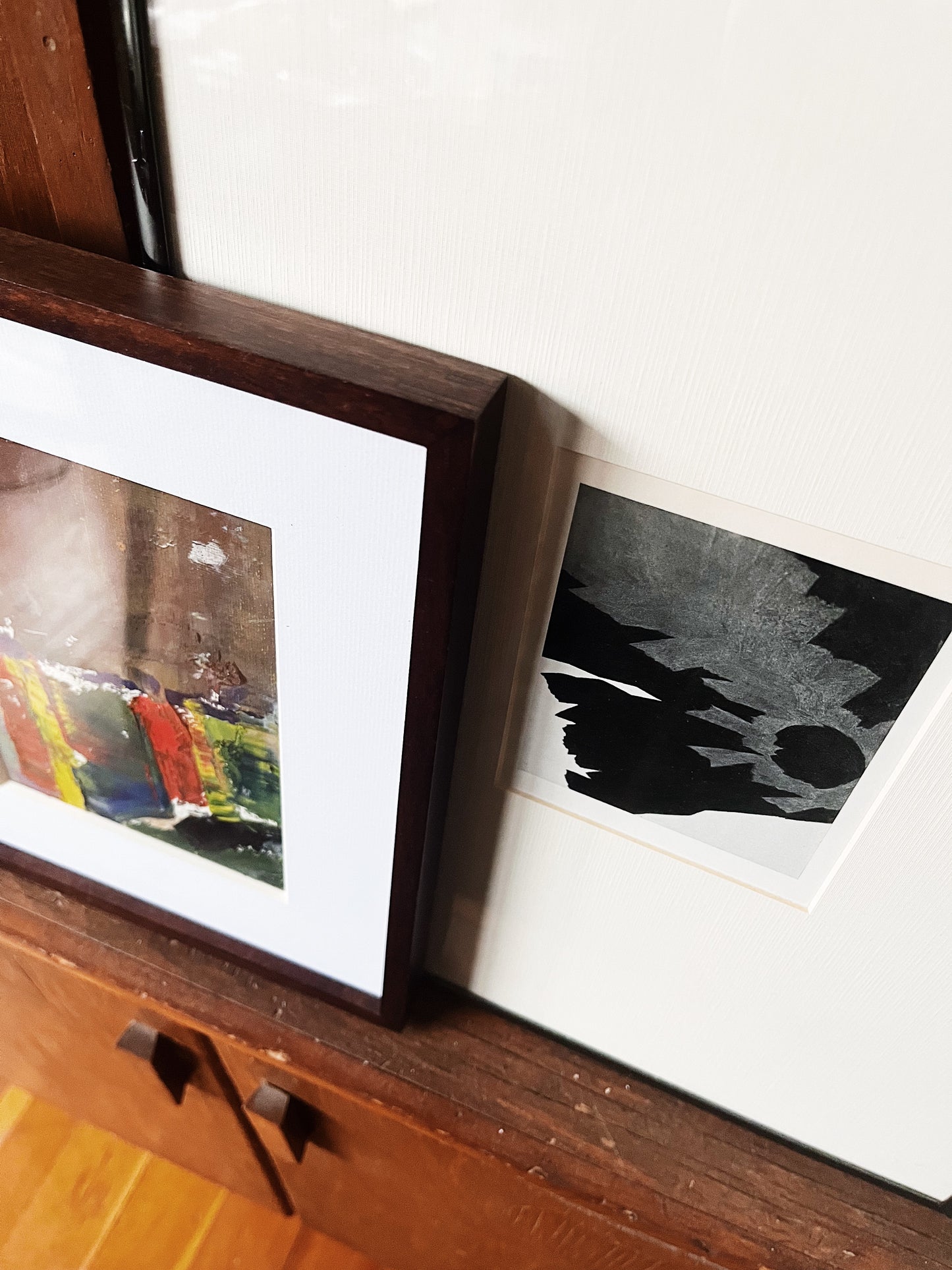 Vintage Framed Modernist Print