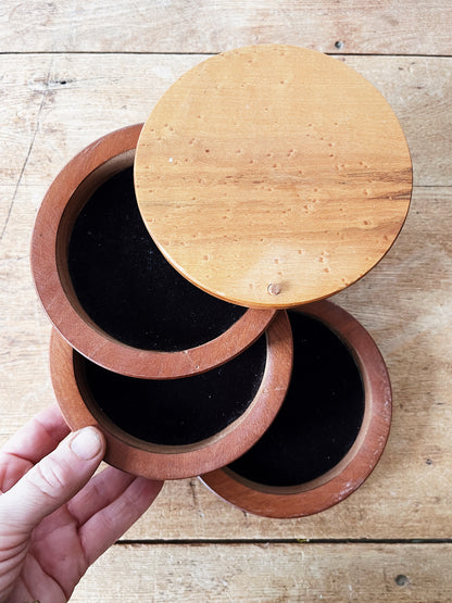 Vintage Swivel Jewelry Box