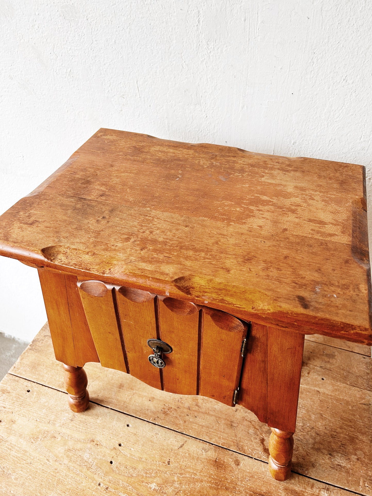 1940’s Petite Rancho Style Maple Cabinet