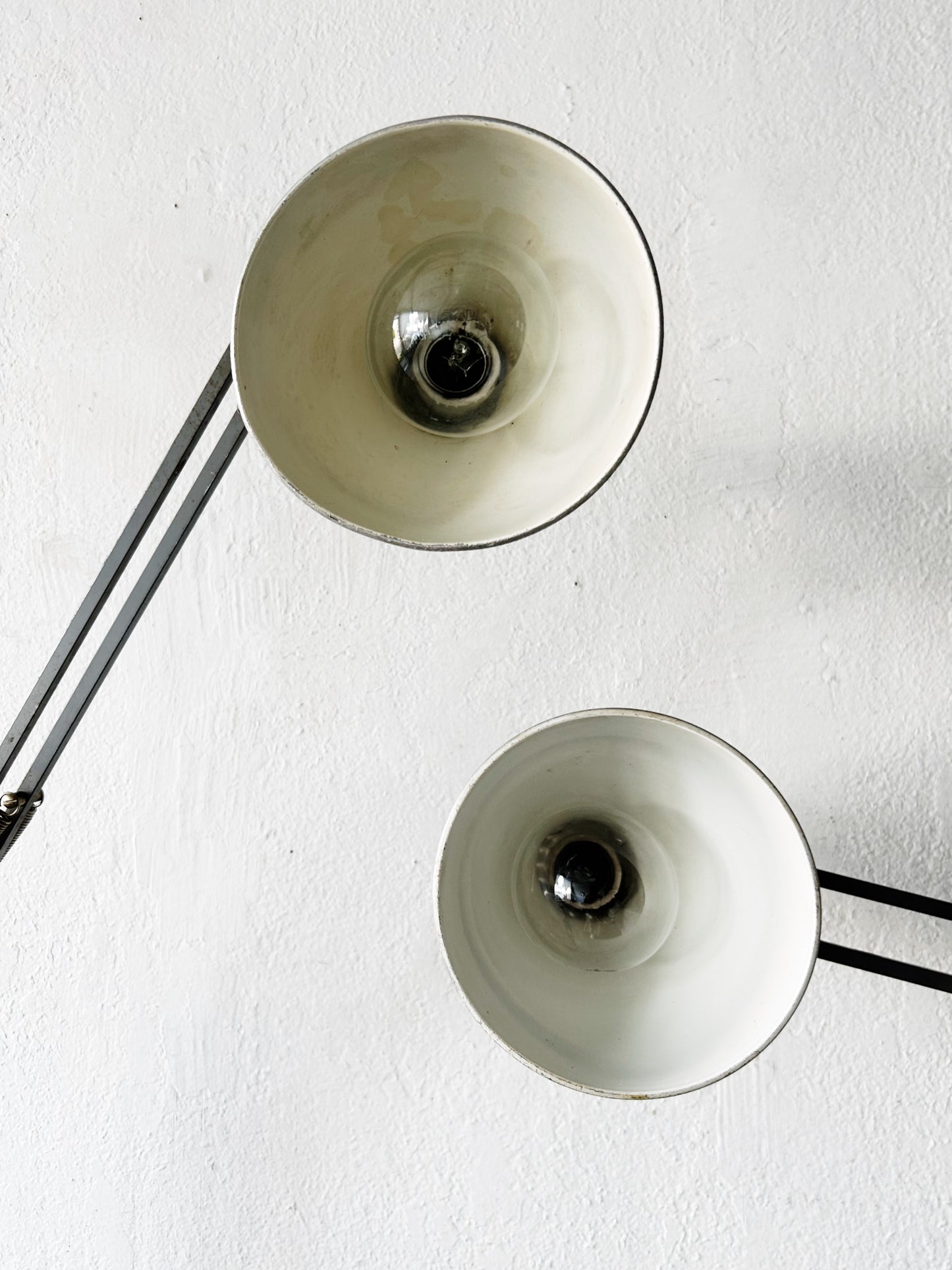 Matching XL Early Luxo Anglepoise Lamps