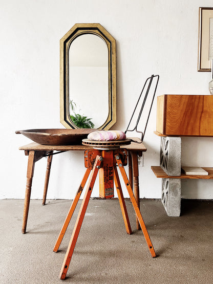 Mid Century Gold Leaf Mirror