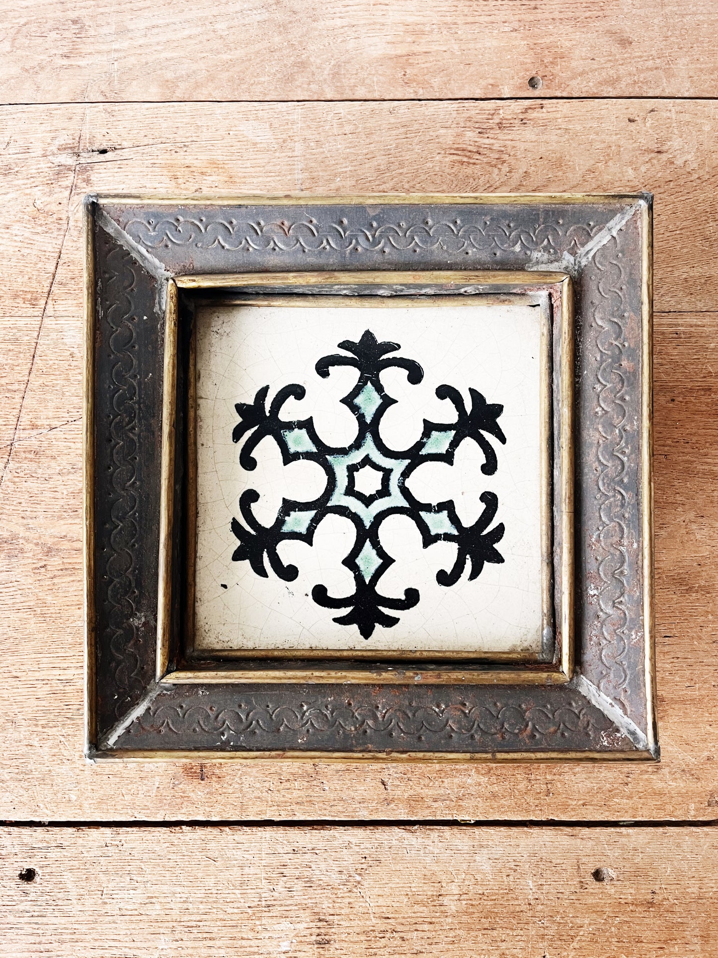 Mid Century Mexican Tile Art