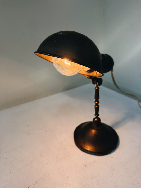 Antique Magnalux Brass Lamp