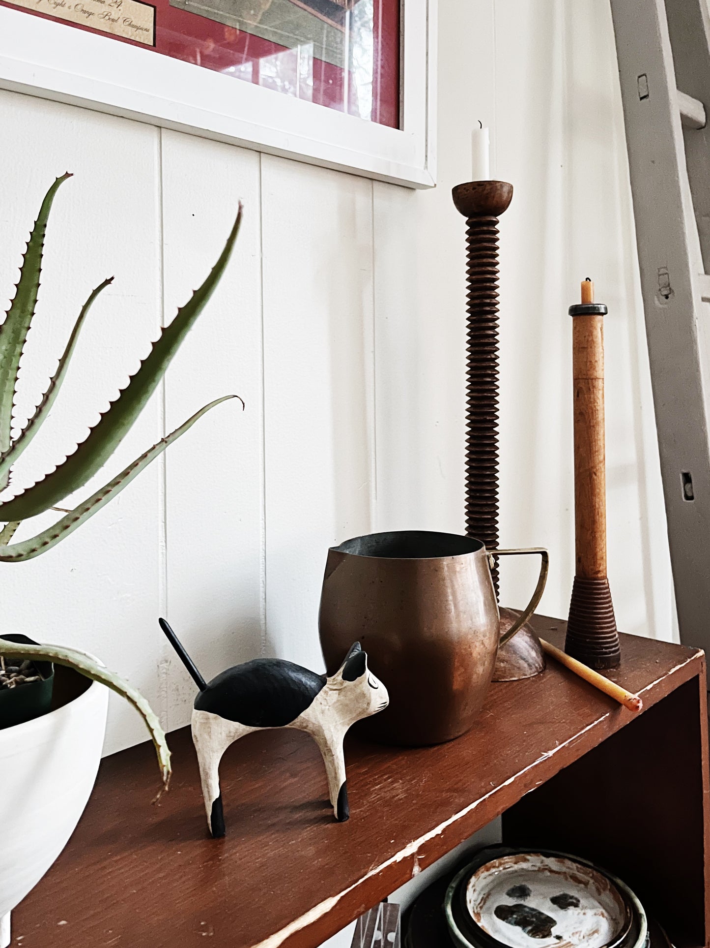 Art Deco Italian Copper Pitcher