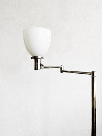 Walter Van Nessen Chrome Floor Lamp