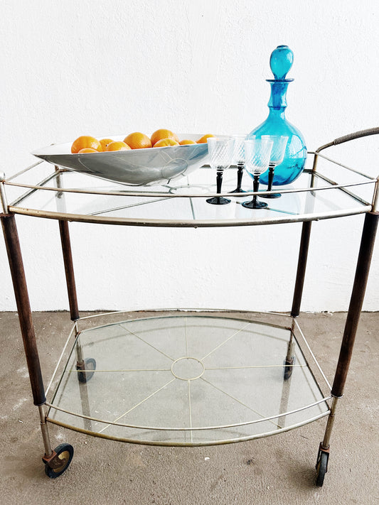 Mid Century Bar Cart