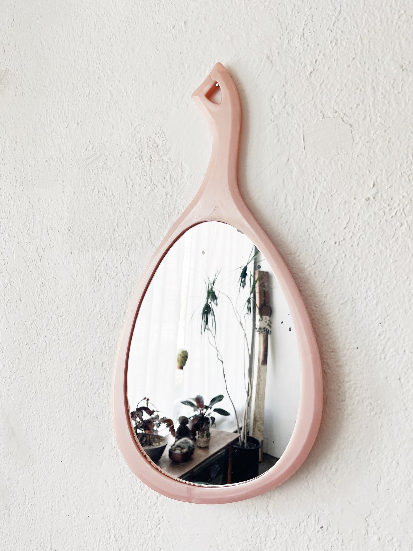 Large Vintage Hand Mirror