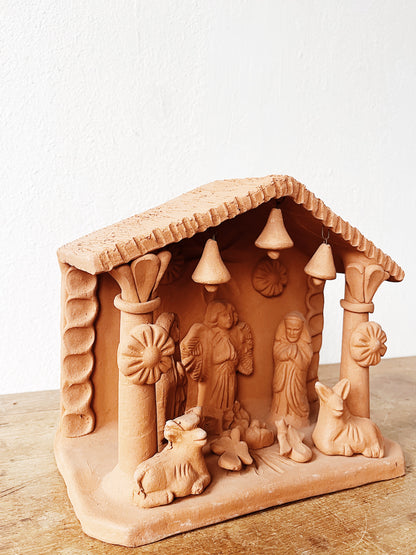 Vintage Terracotta Nativity