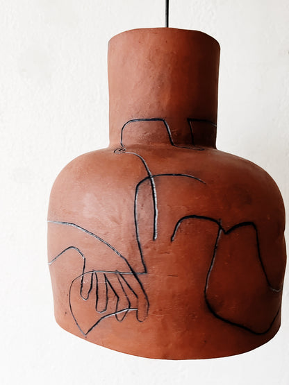 Rebecca Boraz Ceramic Pendant Lamp