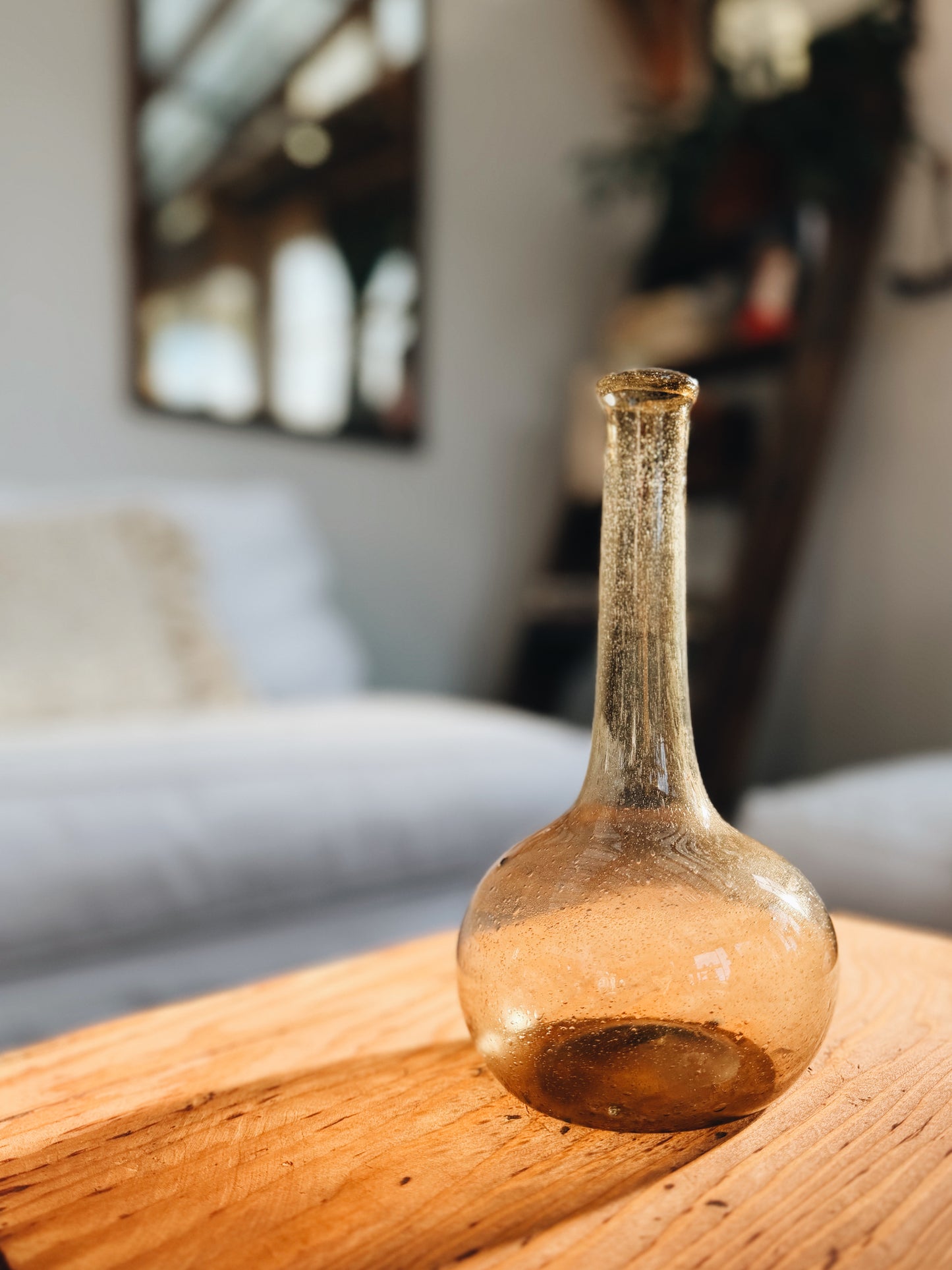 Antique Blown Glass Vase