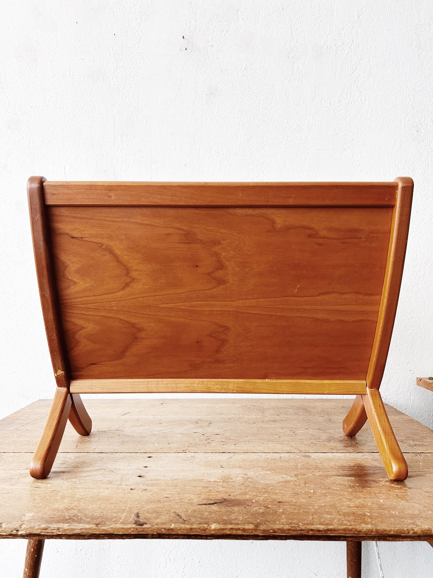 Mid Century Mobler Teak Magazine Rack Denmark
