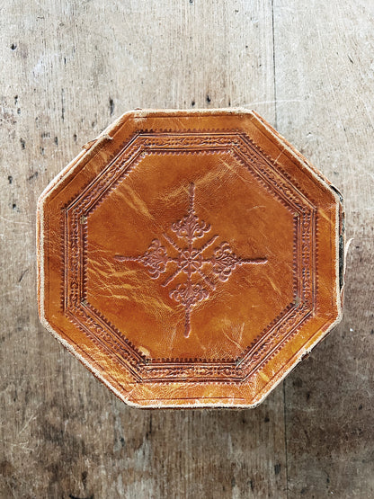 Vintage Embossed Leather Box