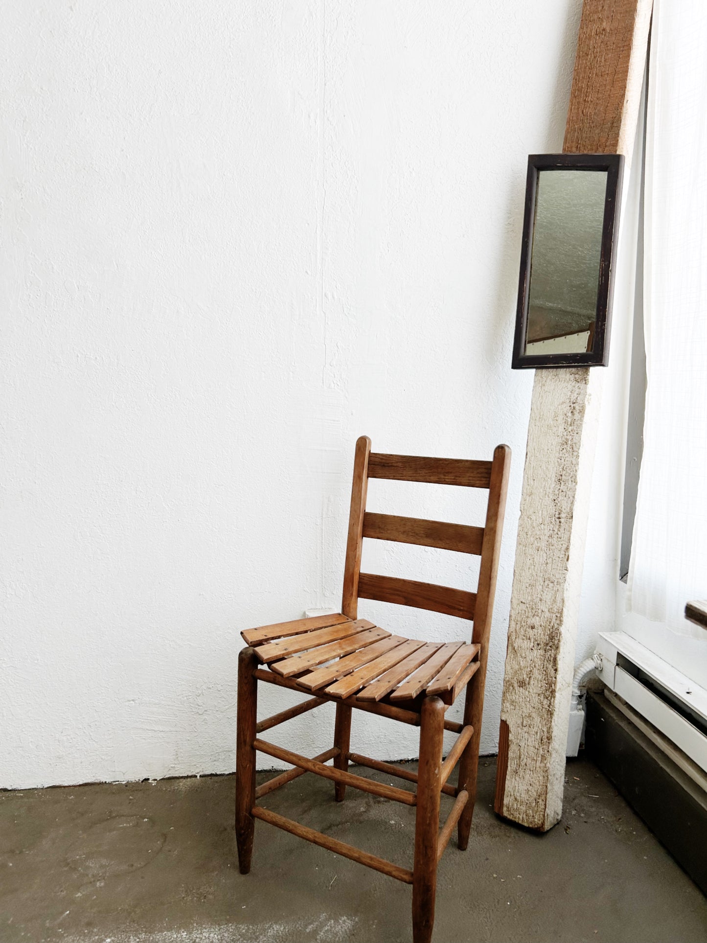 Antique Trapezoidal Mirror