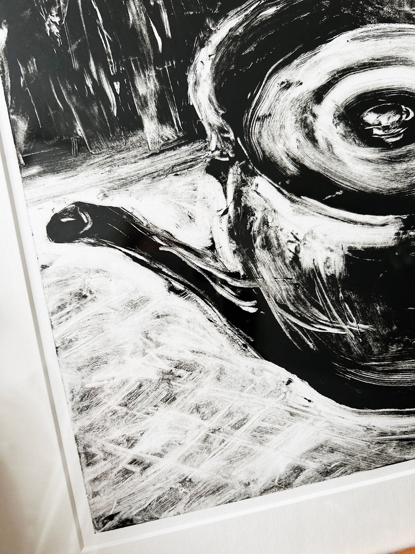 Original Vintage Framed Etching