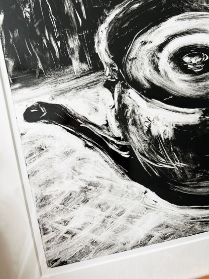 Original Vintage Framed Etching