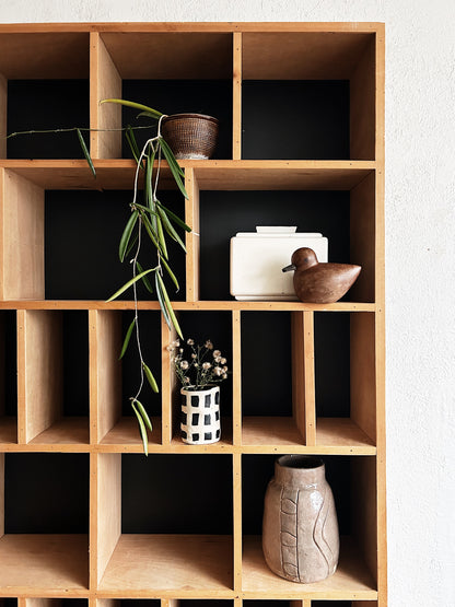 Handmade Wall Sized Cubby Shelf