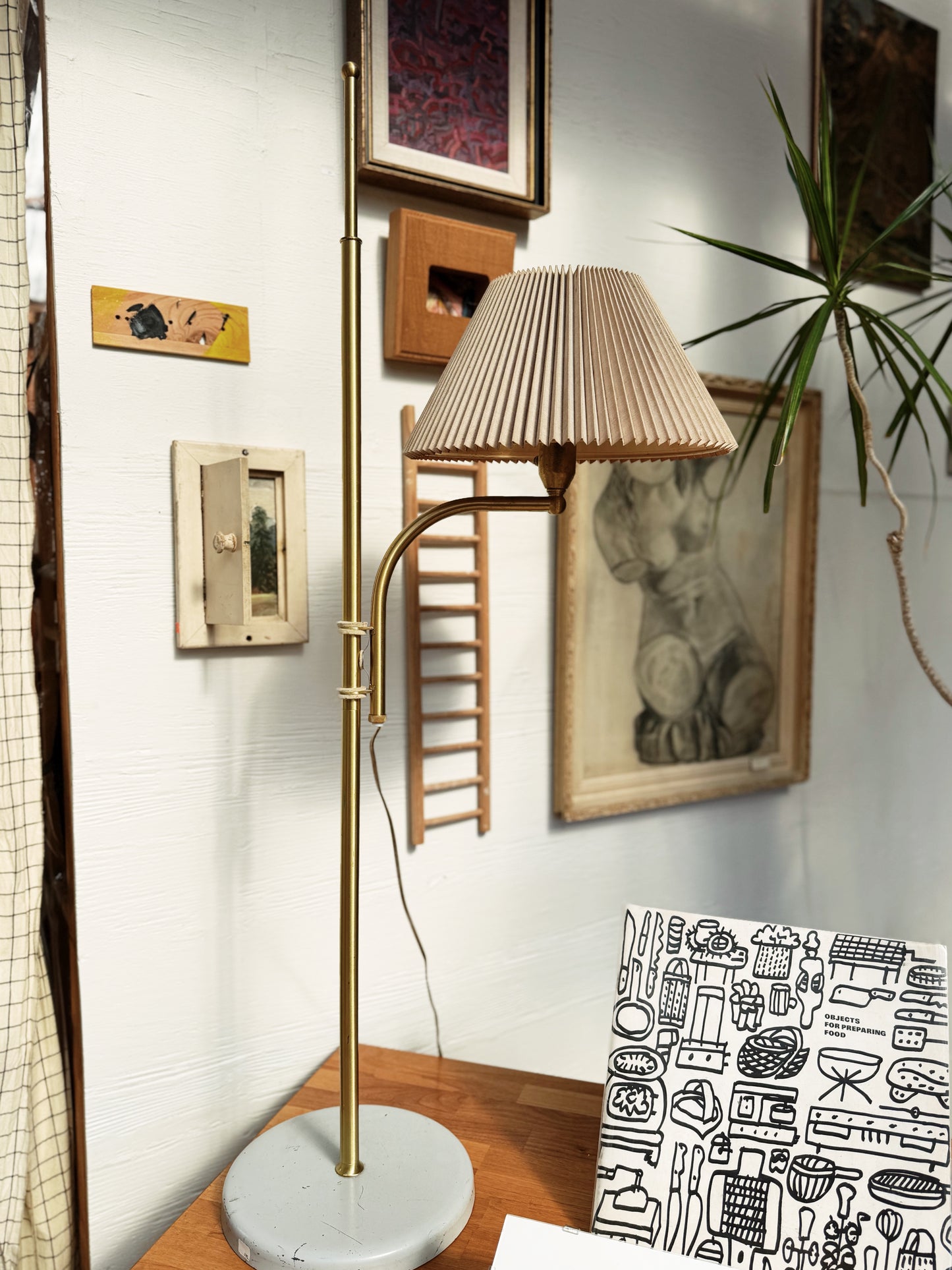 Mid Century MG Wheeler 'Sight Light' Floor Lamp