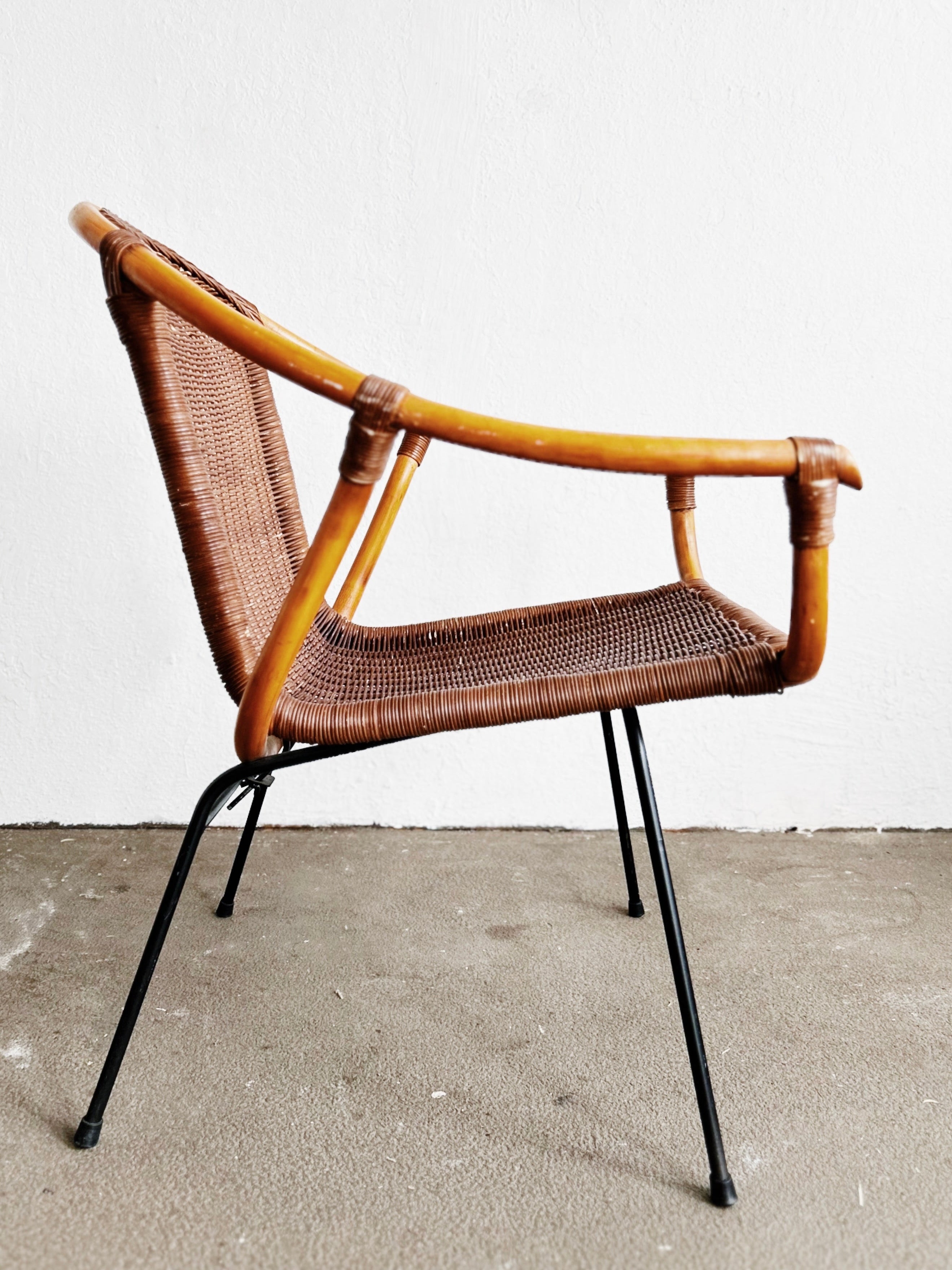 Vintage Bent Bamboo Chair