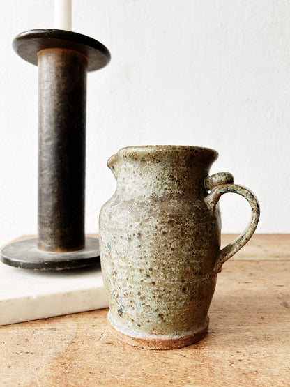 Antique Wooden Spool Candle Holder