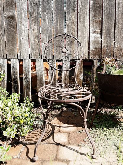 Artisan Made Iron Chair
