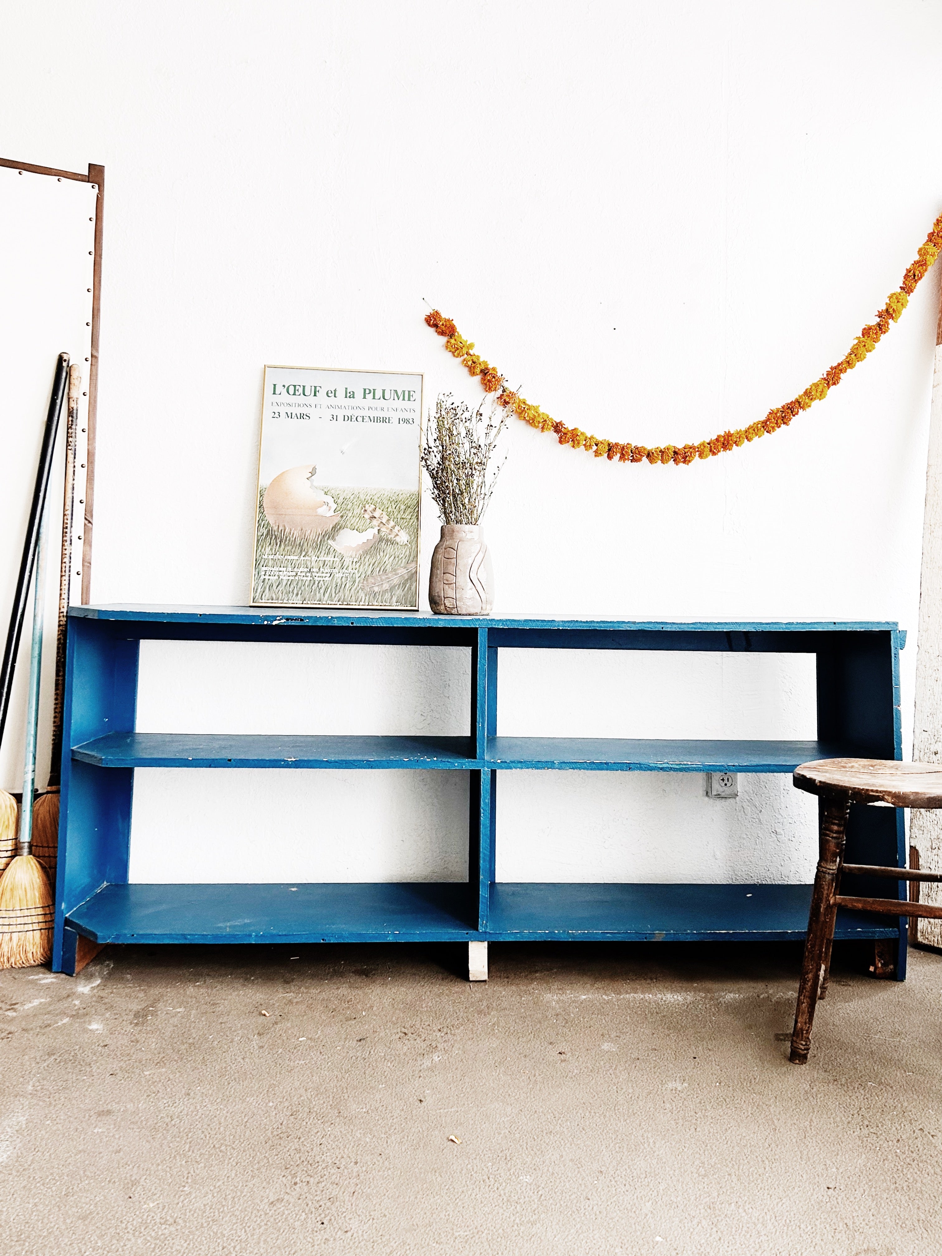 Vintage Large Wood Shelf - Thumbnail 4