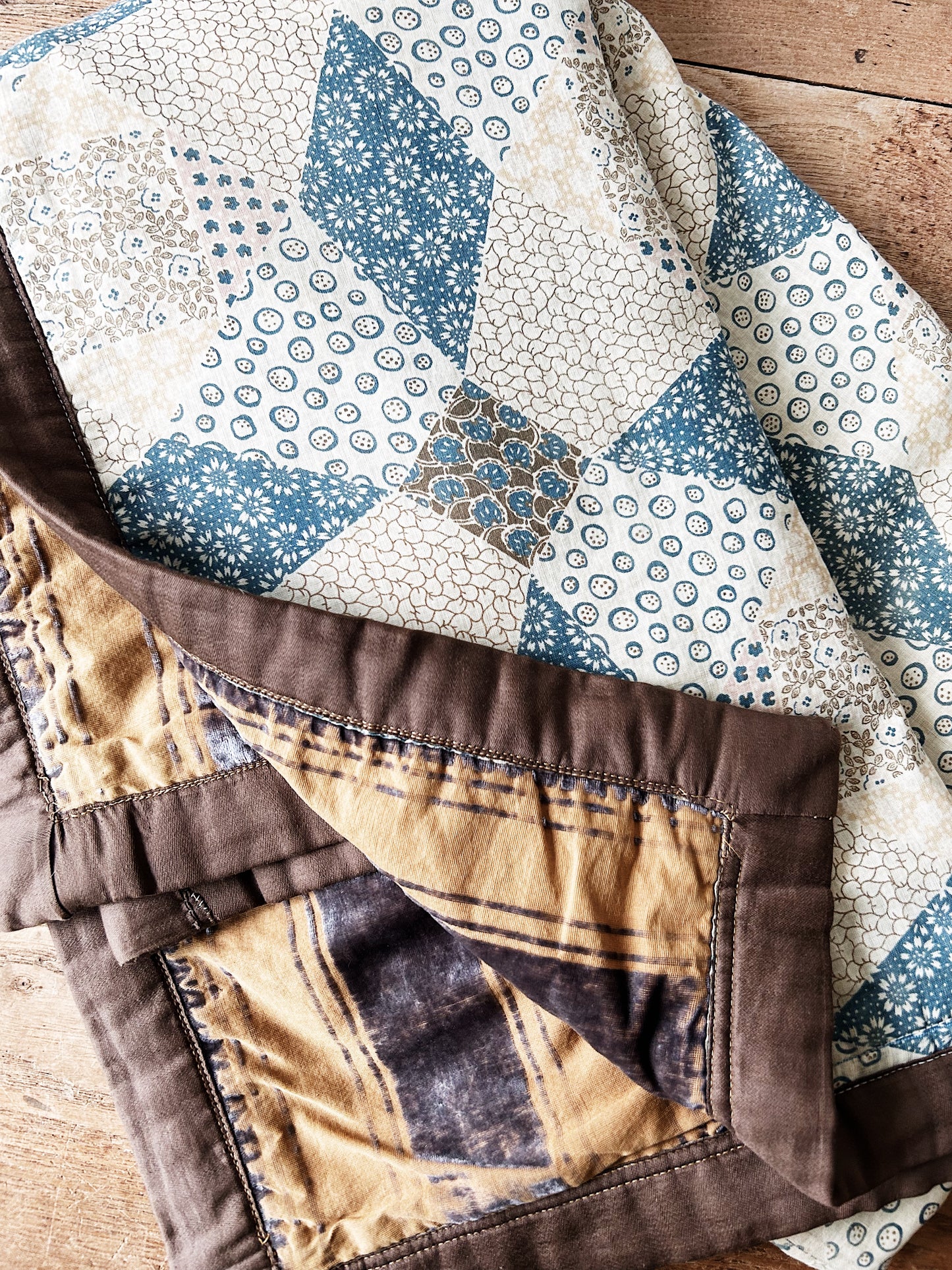 Antique Silk Quilt