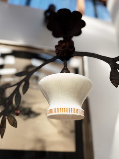 Antique Tole Ceiling Lamp