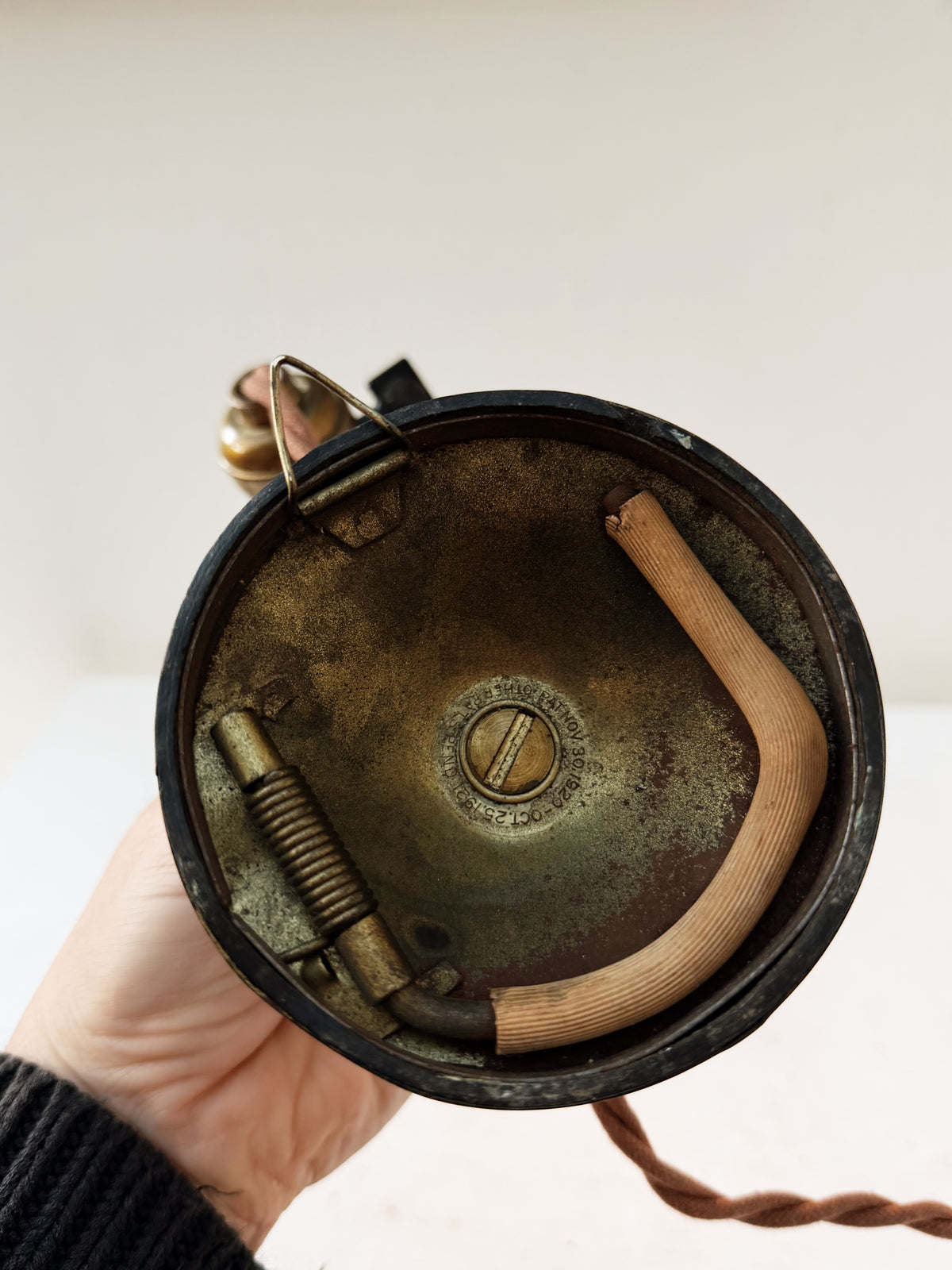 Antique Magnalux Brass Lamp