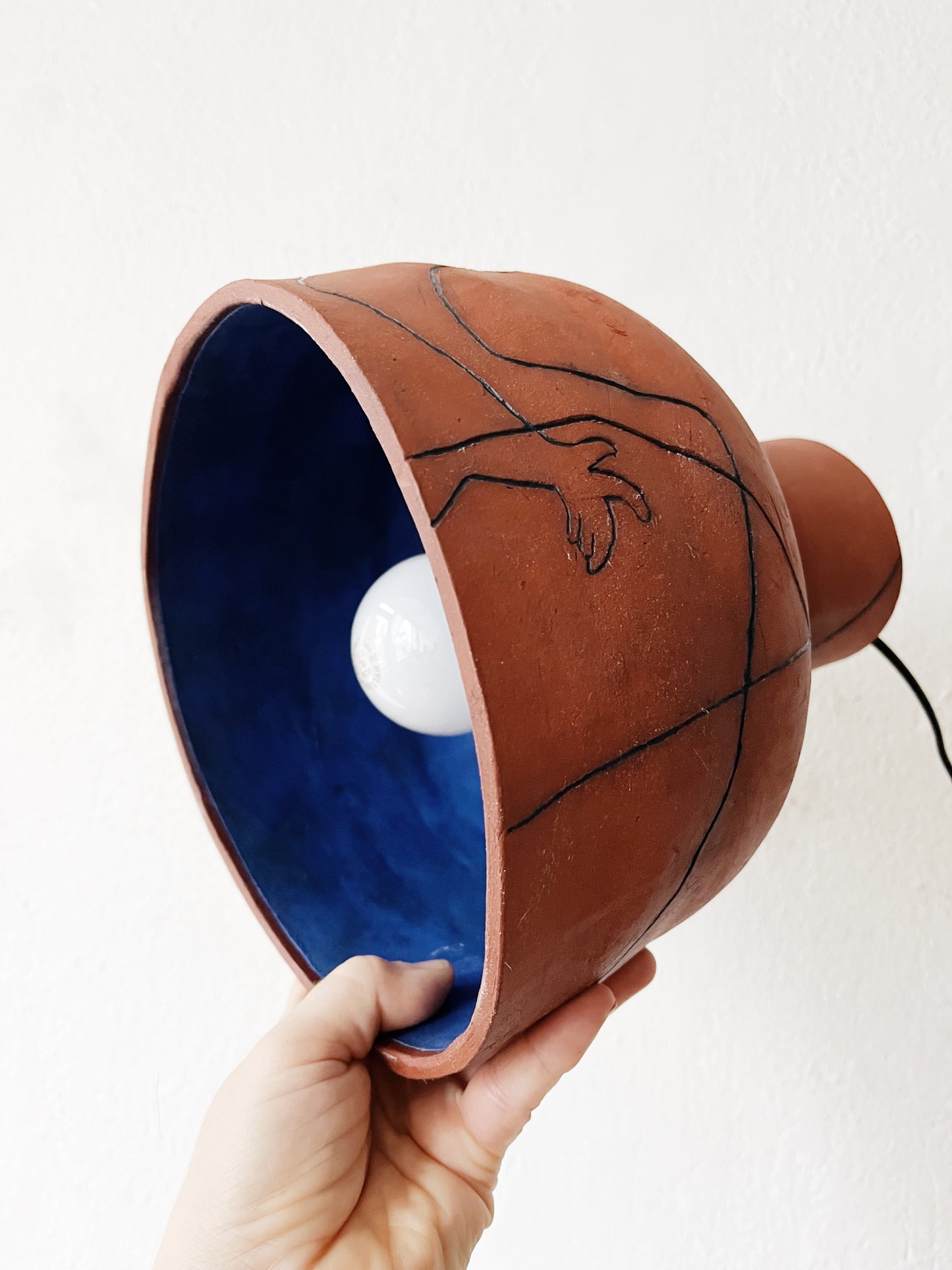 Rebecca Boraz Ceramic Pendant Lamp