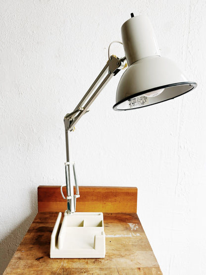 Mid Century Task Light with Weighted Organizer Base
