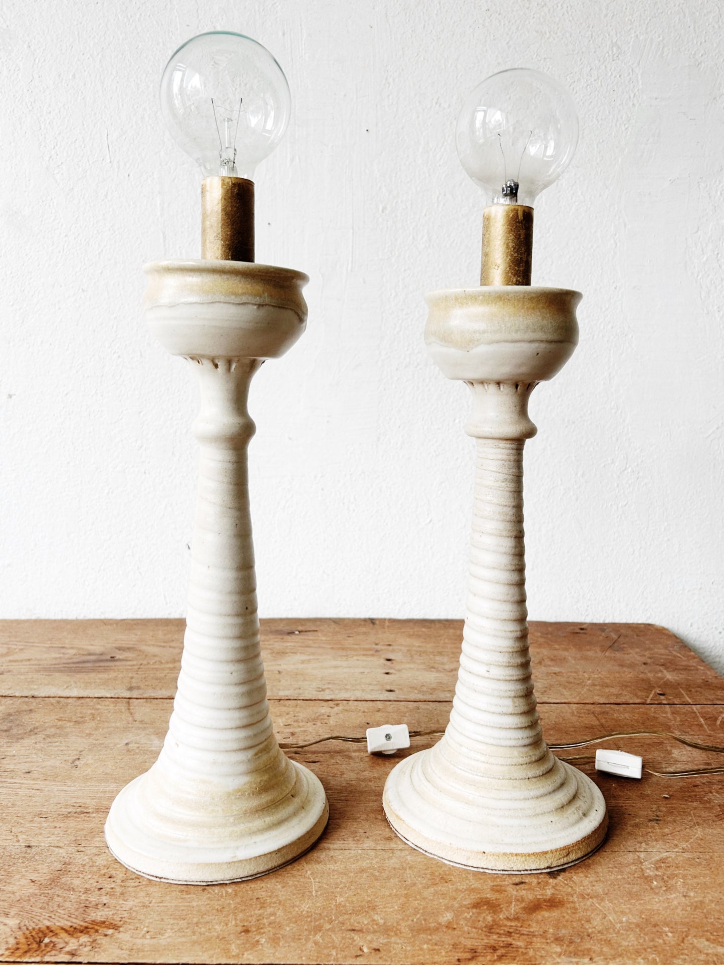 Vintage Pottery Lamp