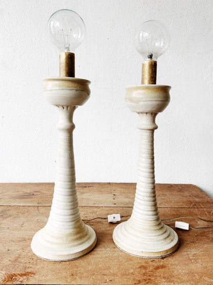 Vintage Pottery Lamp