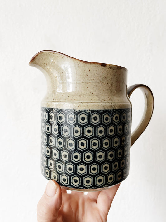 Vintage European Transferware Pitcher